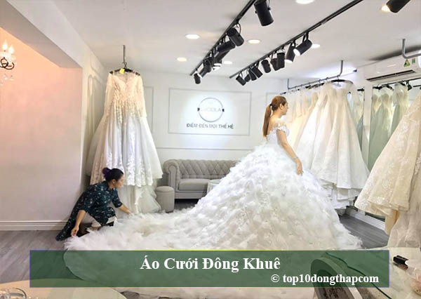 10 Mẫu thiết kế nội thất showroom áo cưới đẹp ấn tượng nhất